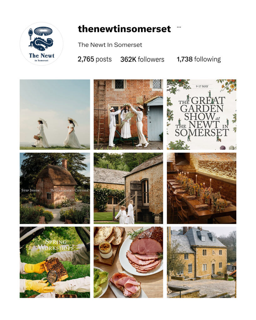 the newt in somerset instagram